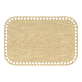 Baza Dno do Koszyka Spód Denko HDF 30 X 20 cm Kwadrat Zaokrąglone Rogi KLON