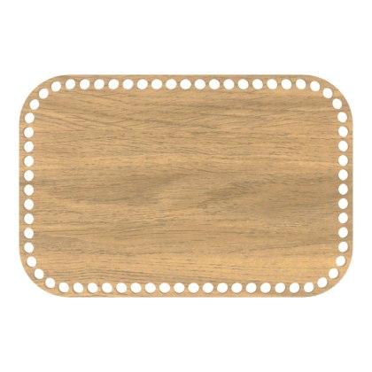 Baza Dno do Koszyka Spód Denko HDF 30 X 20 cm Lancelot Kwadrat Zaokrąglone Rogi