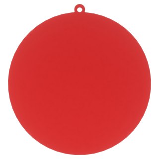CZERWONA BOMBKA GŁADKA NA CHOINKĘ OZDOBY ŚWIĄTECZNE BOŻE NARODZENIE DECOR