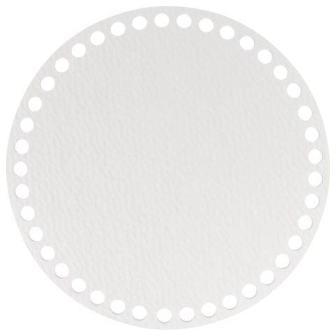 DENKO WIEKO BIAŁA BAZA DO KOSZYKA DNO SPÓD KOSZYCZKA SZYDEŁKA KOŁO 17 CM