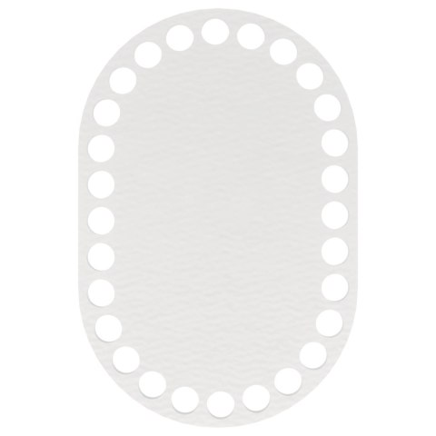 DENKO WIEKO BIAŁA BAZA DO KOSZYKA DNO SPÓD KOSZYCZKA SZYDEŁKA OWAL 10 X 15 CM