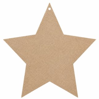 Drewniana Zawieszka GWIAZDKA 10 CM z Otworem Gwiazda Gwiazdeczka SUROWY HDF