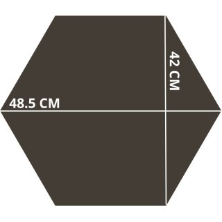 GRAFIT HEKSAGON DUŻY PANELE DEKORACYJNE PANEL ŚCIENNY SZEŚCIAN NA ŚCIANĘ