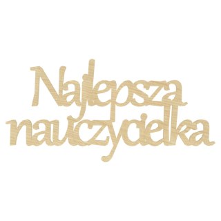 KLON NAPIS NAJLEPSZA NAUCZYCIELKA DZIEŃ NAUCZYCIELA PODZIĘKOWANIE PREZENT