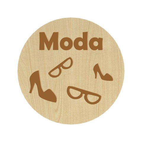KLON PLAKIETKI TABLICZKI NA SZUFLADY ORGANIZERY POJEMNIKI DZIECI MODA 8 CM