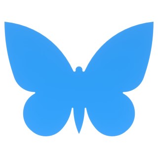 Motyl Motylek Motylki do Prac Plastycznych Kreatywnych 4 cm NIEBIESKI 10 szt.