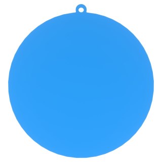 NIEBIESKA BOMBKA GŁADKA NA CHOINKĘ OZDOBY ŚWIĄTECZNE BOŻE NARODZENIE DECOR