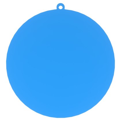 NIEBIESKA BOMBKA GŁADKA NA CHOINKĘ OZDOBY ŚWIĄTECZNE BOŻE NARODZENIE DECOR