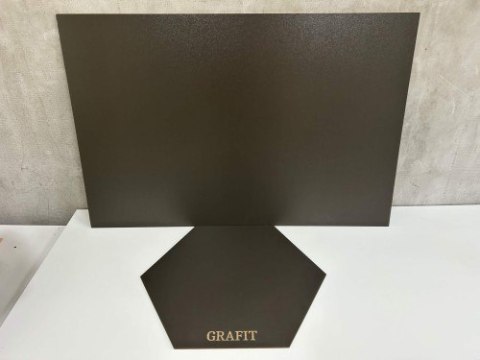 Płyta HDF 3mm 920 X 600mm 15 sztuk GRAFIT Jednostronnie
