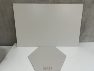 Płyta HDF 3mm 920 X 600mm 15 sztuk SZARA Jednostronnie