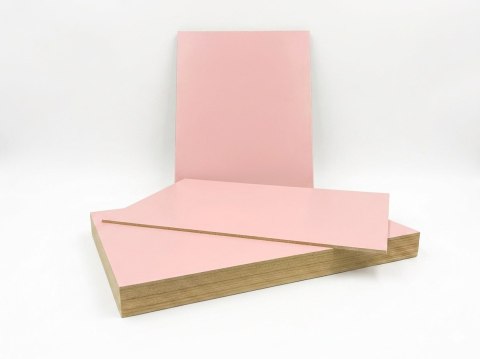 Płyta HDF 3mm Jednostronnie RÓŻOWA 15 sztuk 460 X 300 mm