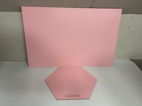 Płyta HDF 3mm Jednostronnie RÓŻOWA 15 sztuk 460 X 300 mm