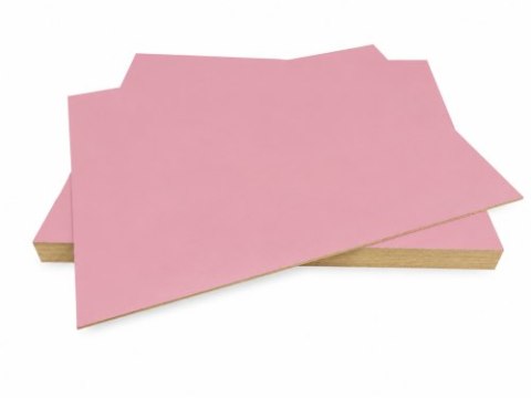 Płyta HDF 3mm Jednostronnie RÓŻOWA 15 sztuk 460 X 600 mm