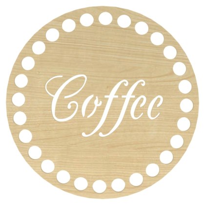Podkładka pod Kubek Szklankę Coffee Baza do Szydełkowania KLON Okrągła 10 cm