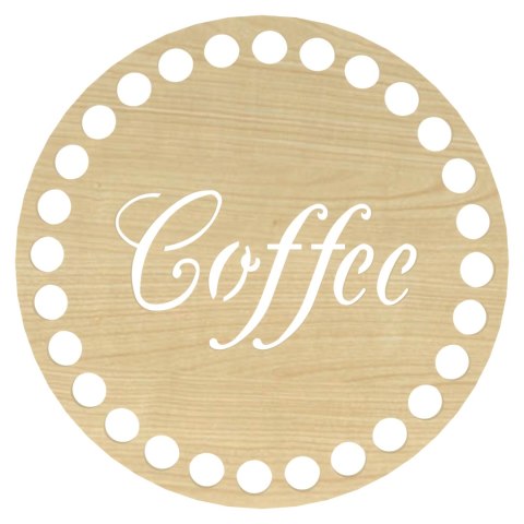 Podkładka pod Kubek Szklankę Coffee Baza do Szydełkowania KLON Okrągła 10 cm