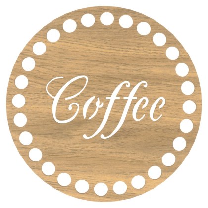 Podkładka pod Kubek do Szydełkowania Szklankę Coffee Baza Koło 10 cm LANCELOT