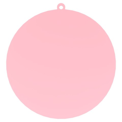 RÓŻOWA BOMBKA GŁADKA NA CHOINKĘ OZDOBY ŚWIĄTECZNE BOŻE NARODZENIE DECOR