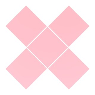 RÓŻOWE KWADRAT Kwadraty BAZA DO OZDABIANIA DIY na Warsztaty 10 X 10 cm 5 sztuk
