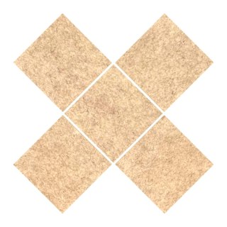 SUROWY KWADRAT Kwadraty BAZA DO OZDABIANIA Malowania 7 X 7 cm 5 szt.