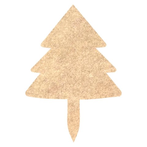 SUROWY TOPPER CHOINKA BOŻE NARODZENIA ŚWIĘTA DEKORACJA ŚWIĄTECZNA 5 X 7 CM