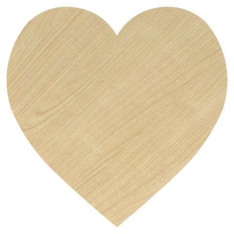 Serce KLON Serduszka Serca Serduszko Dekoracja Rękodzieło 2 cm 50 sztuk