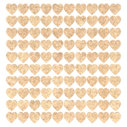 Serce Serca Serduszko Serduszka na Ozdabiania Dekor DIY SUROWE 2 CM 100 SZTUK
