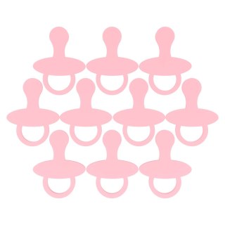 Smoczek RÓŻOWY Smoczki dla Dziewczynki Zestaw Baby Shower Dekoracja 10 szt.