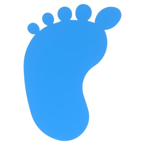 Stópki Dziecka Stopy Baby Shower Dekoracje Narodziny Dziecka NIEBIESKIE 10 szt.