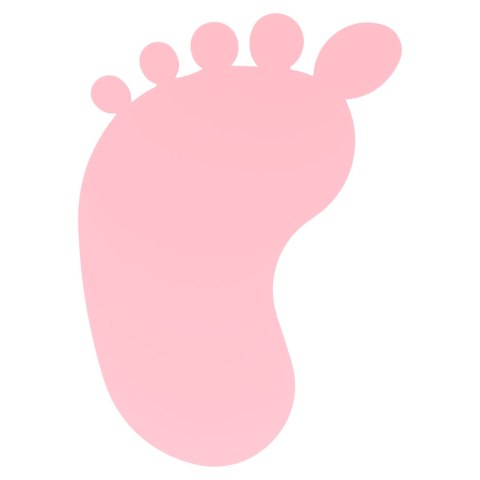 Stópki Stopy Dziecka Baby Shower Dekoracje Narodziny DIY RÓŻOWE 10 sztuk
